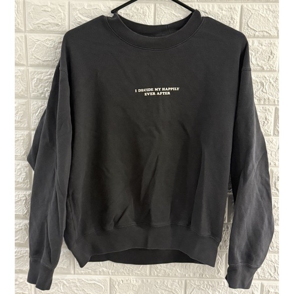 UNIQLO DISNEY WOMENS SWEATER PULLOVER‎ SIZE SMALL SNOW WHITE FADED GRAY - Picture 2 of 8